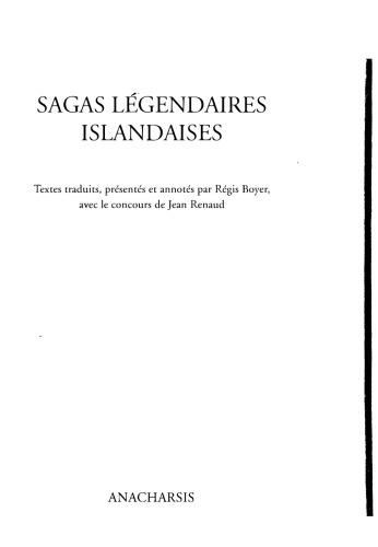 Sagas légendaires islandaises