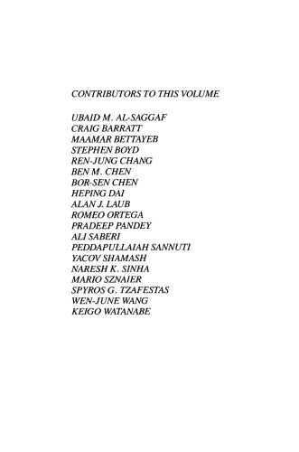 Digital and Numeric Techniques and their Applications in Control Systems, Part 1 of 2