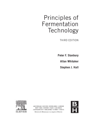 Principles of Fermentation Technology