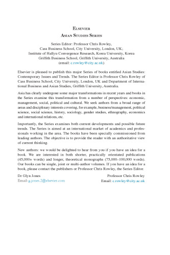 Asia Pacific Human Resource Management and Organisational Effectiveness. Impacts on Practice