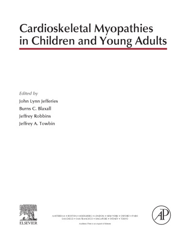 Cardioskeletal Myopathies in Children and Young Adults