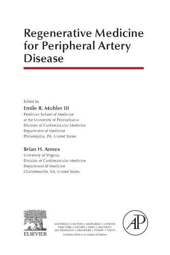 Regenerative Medicine for Peripheral Artery Disease