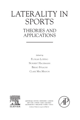 Laterality in Sports. Theories and Applications
