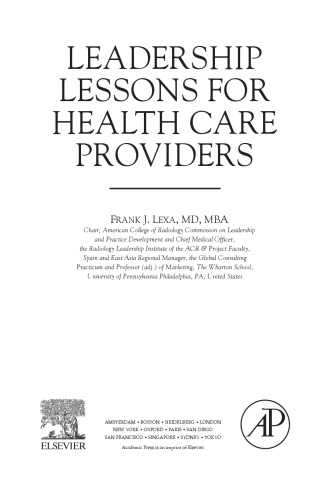 Leadership Lessons for Health Care Providers