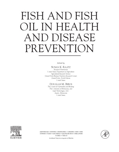 Fish and Fish Oil in Health and Disease Prevention