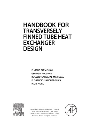 Handbook for Transversely Finned Tube Heat Exchanger Design