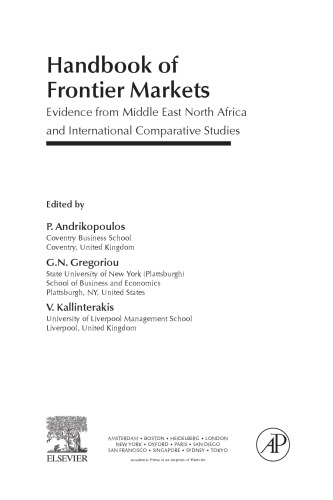 Handbook of Frontier Markets. Evidence from Asia and International Comparative Studies