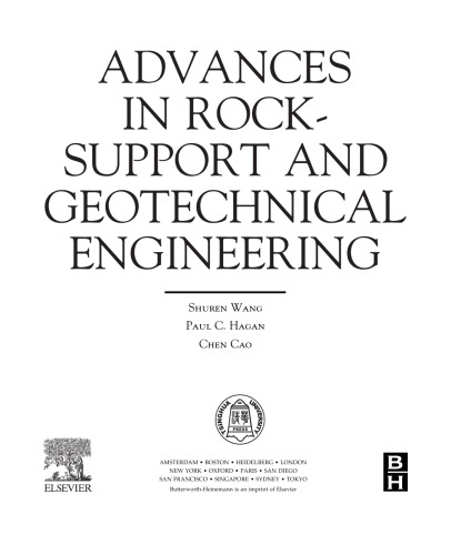 Advances in Rock-Support and Geotechnical Engineering