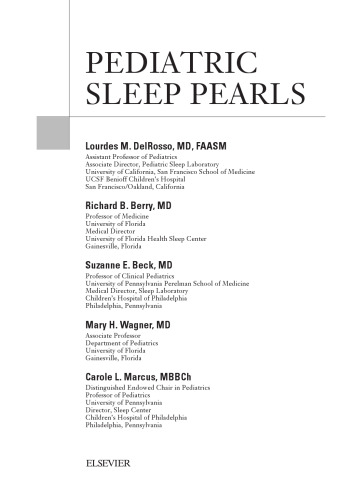 Pediatric Sleep Pearls