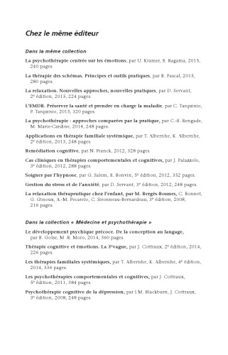 Psychothérapies des Hallucinations