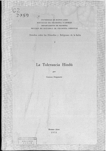La tolerancia hindú
