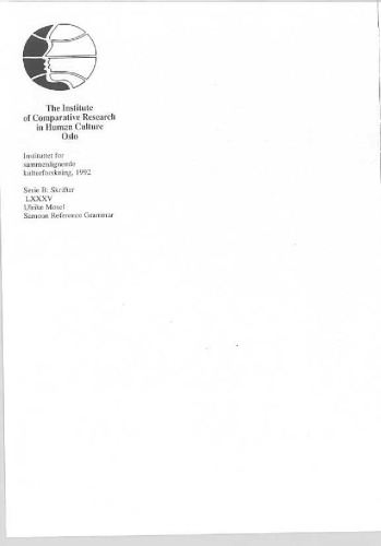 Samoan Reference Grammar