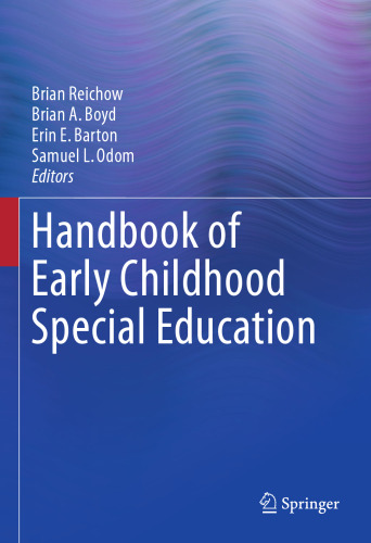 Handbook of Early Childhood Special Education