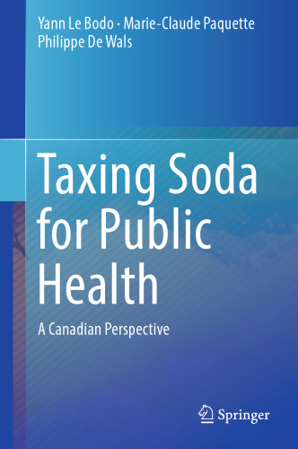 Taxing Soda for Public Health: A Canadian Perspective