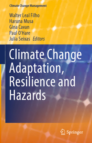 Climate Change Adaptation, Resilience and Hazards