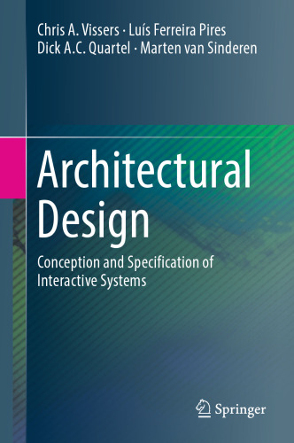 Architectural Design: Conception and Specification of Interactive Systems
