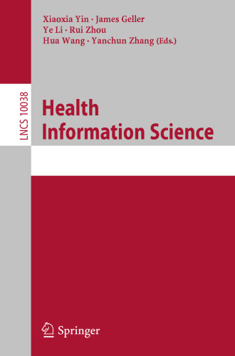 Health Information Science: 5th International Conference, HIS 2016, Shanghai, China, November 5-7, 2016, Proceedings