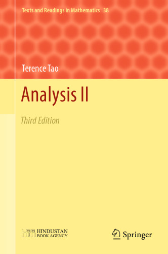 Analysis II: Third Edition