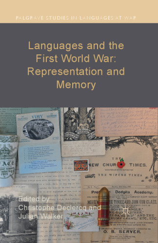 Languages and the First World War: Representation and Memory