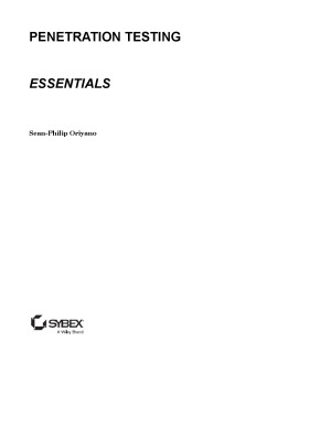 Penetration Testing Essentials