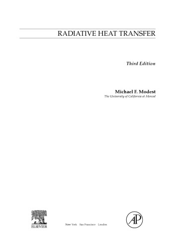 Radiative Heat Transfer