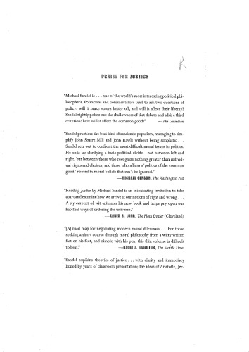 Justice what is the right thing to do