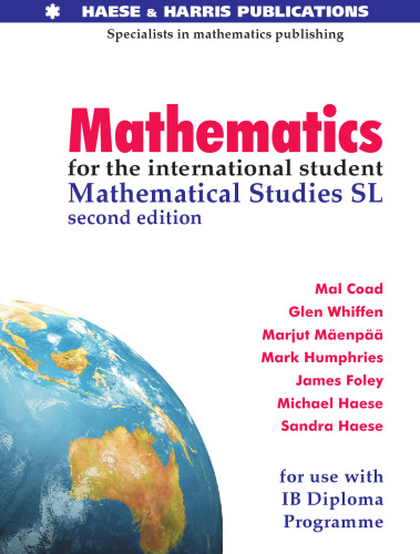 Mathematics for the International Student : Mathematical Studies