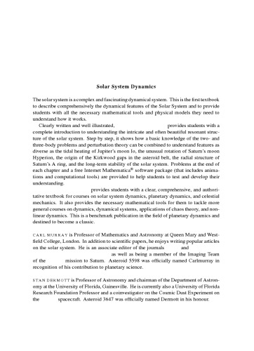 Solar System Dynamics