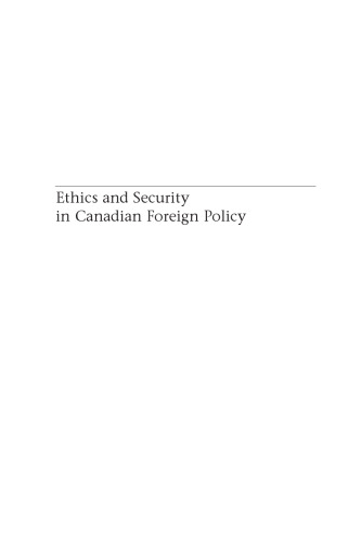 Ethics and Security in Canadian Foreign Policy