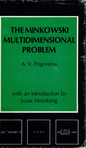 The Minkowski Multidimensional Problem