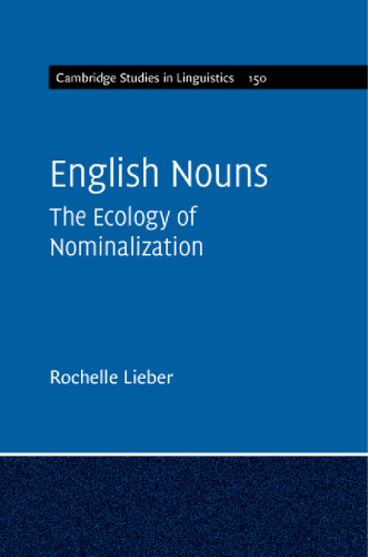 English Nouns: The Ecology of Nominalization