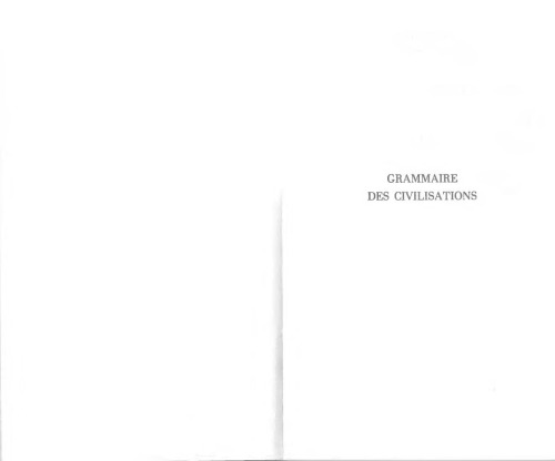 Grammaire De Civilisations