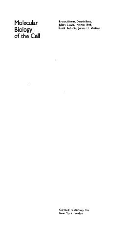 Молекулярная биология клетки: В 5 т. / [Т.] 4
