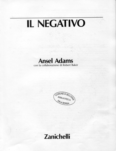 Il negativo