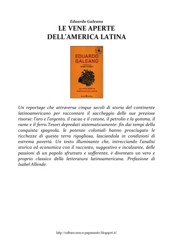 Le vene aperte dell'America Latina