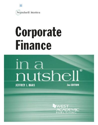 Corporate Finance in a Nutshell