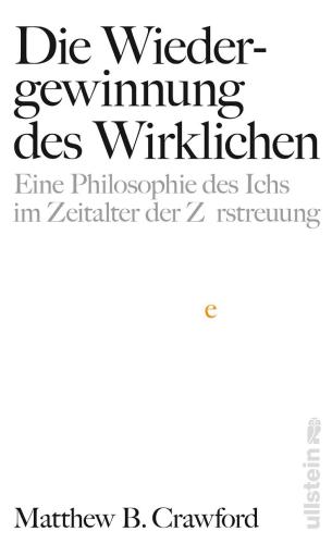 Die Wiedergewinnung des Wirklichen : eine Philosophie des Ichs im Zeitalter der Zerstreuung
