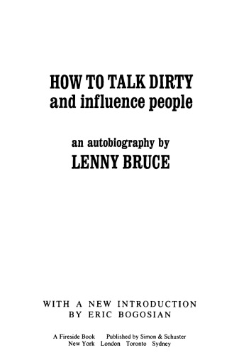 How to Talk Dirty and Influence People