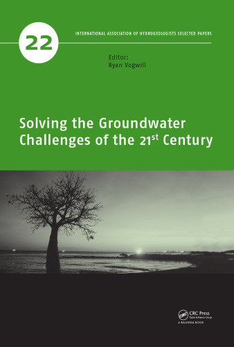 Solving the groundwater challenges of the 21st century