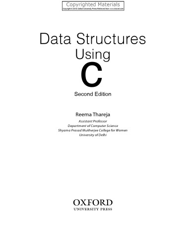 Data structures using C