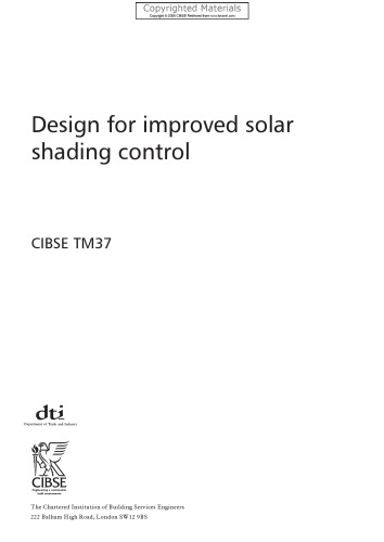 Design for improved solar shading control