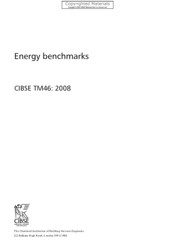 Energy benchmarks