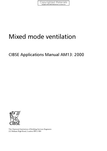 Mixed mode ventilation
