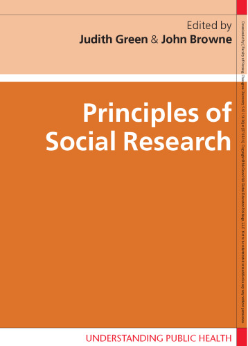 Principles of social research