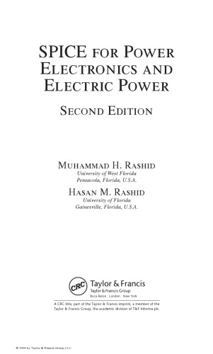 SPICE for power electronics and electric power