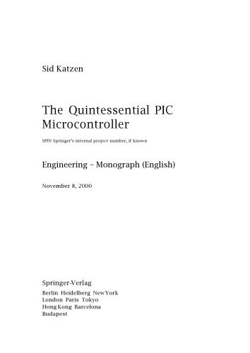 The quintessential PIC microcontroller