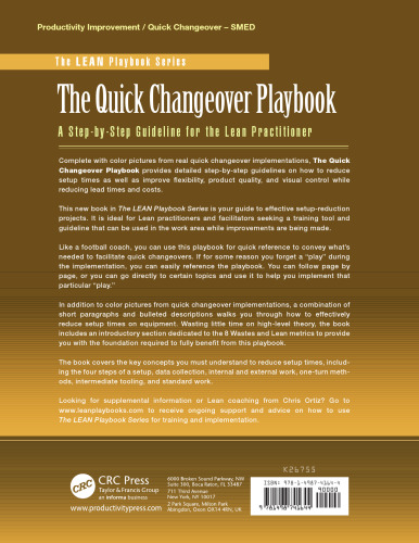 The quick changeover playbook: a step-by-step guideline for the lean practitioner