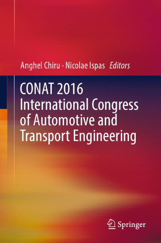 CONAT 2016 International Congress of Automotive and Transport Engineering