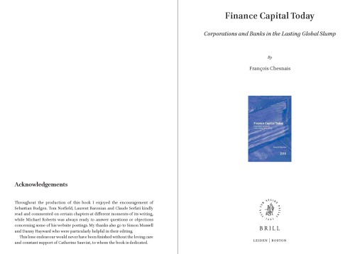 Finance Capital Today