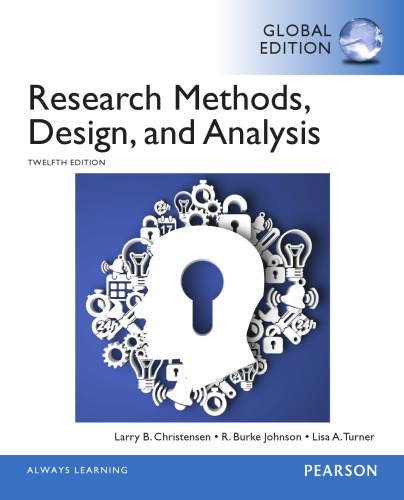 Research Methods, Design, and Analysis